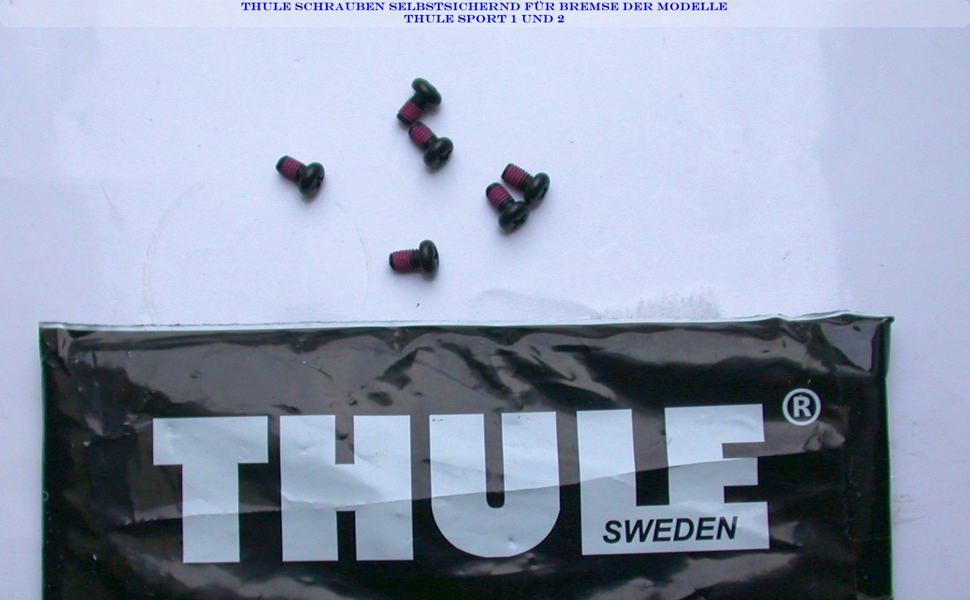 Thule Schraubenset Bremse Sport Thule Schraubenset Bremse Sport