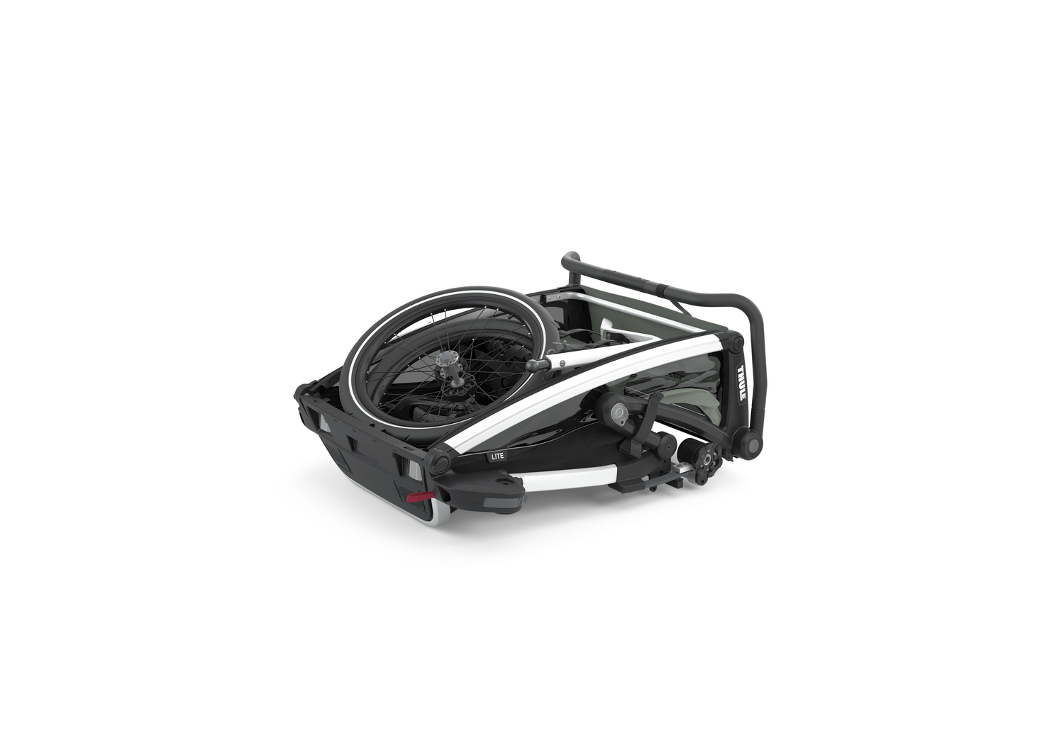 Thule Chariot Lite 2 Fahrradanhänger Vintage grün