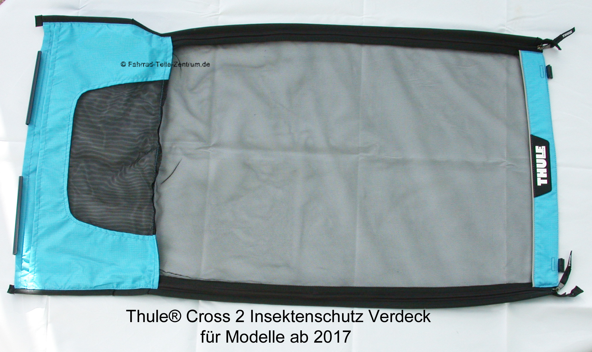 Thule-Cross2-Netzverdeck-blau Insektenschutz Netz Thule blau Cross 2