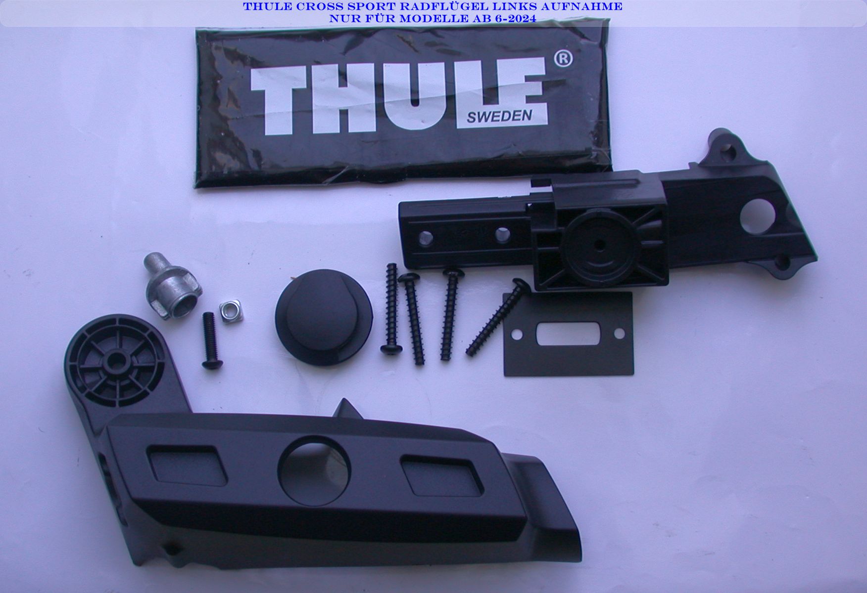 Aufnahme VersaWing Flügel links Thule Cross Sport 2024 Aufnahme VersaWing Flügel links Thule Cross Sport 2024