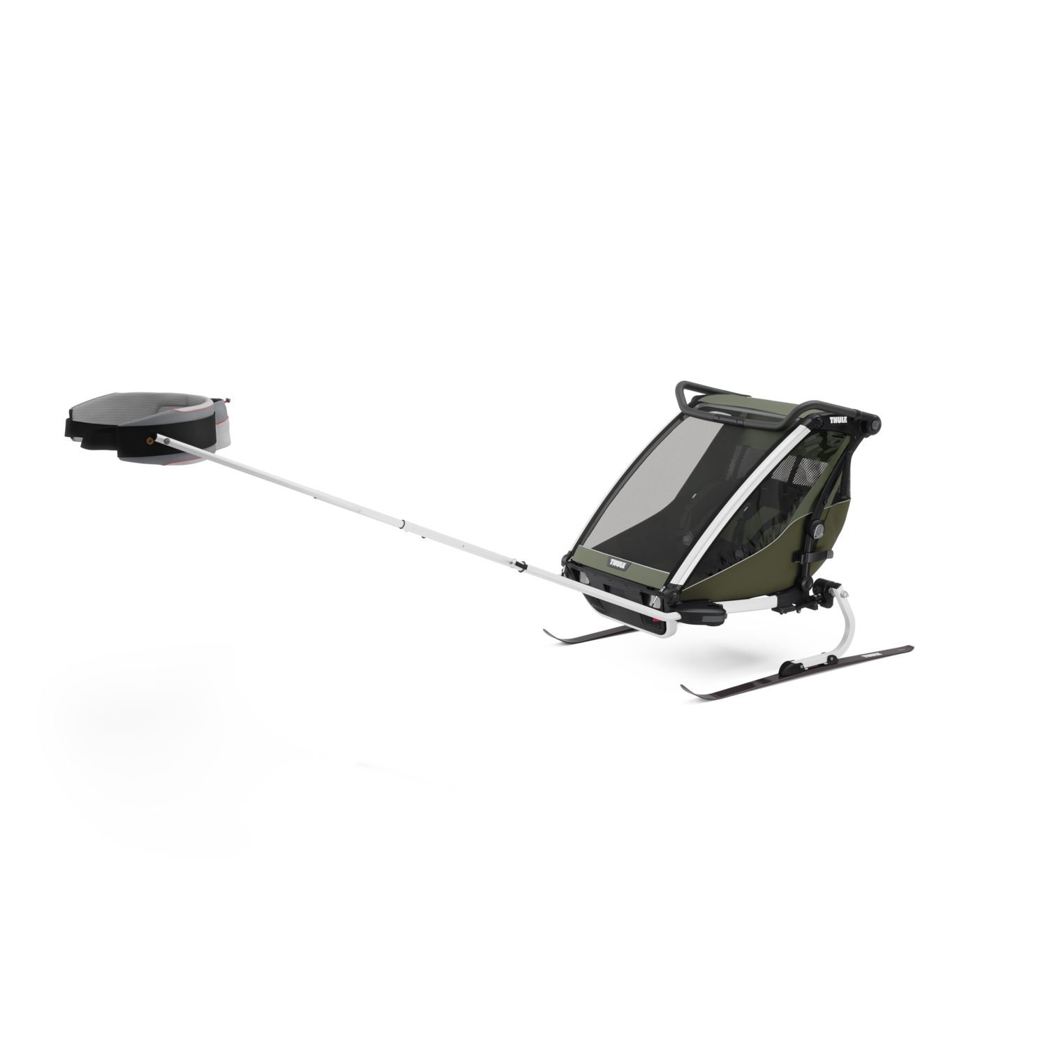 Thule Chariot Lite 2 Fahrradanhänger Vintage grün