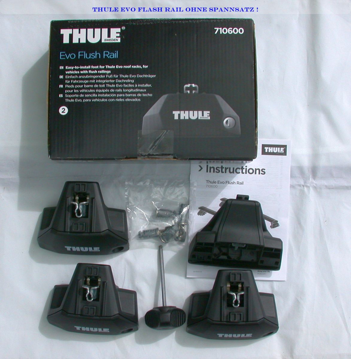 Thule Evo Flash Rail Fusssatz Thule Evo Flash Rail Fusssatz