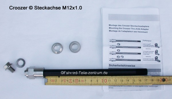 Croozer Steckachse M12x1.0 für MTB
