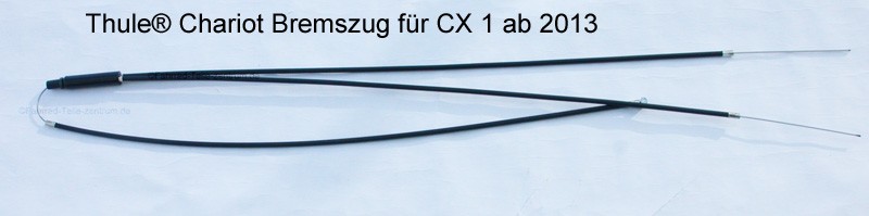 Thule Bremszug CX1 (2013) – Ersatzteil Für Thule Chariot CX 1 Einsitzer, Inkl. Zug, Schwarz