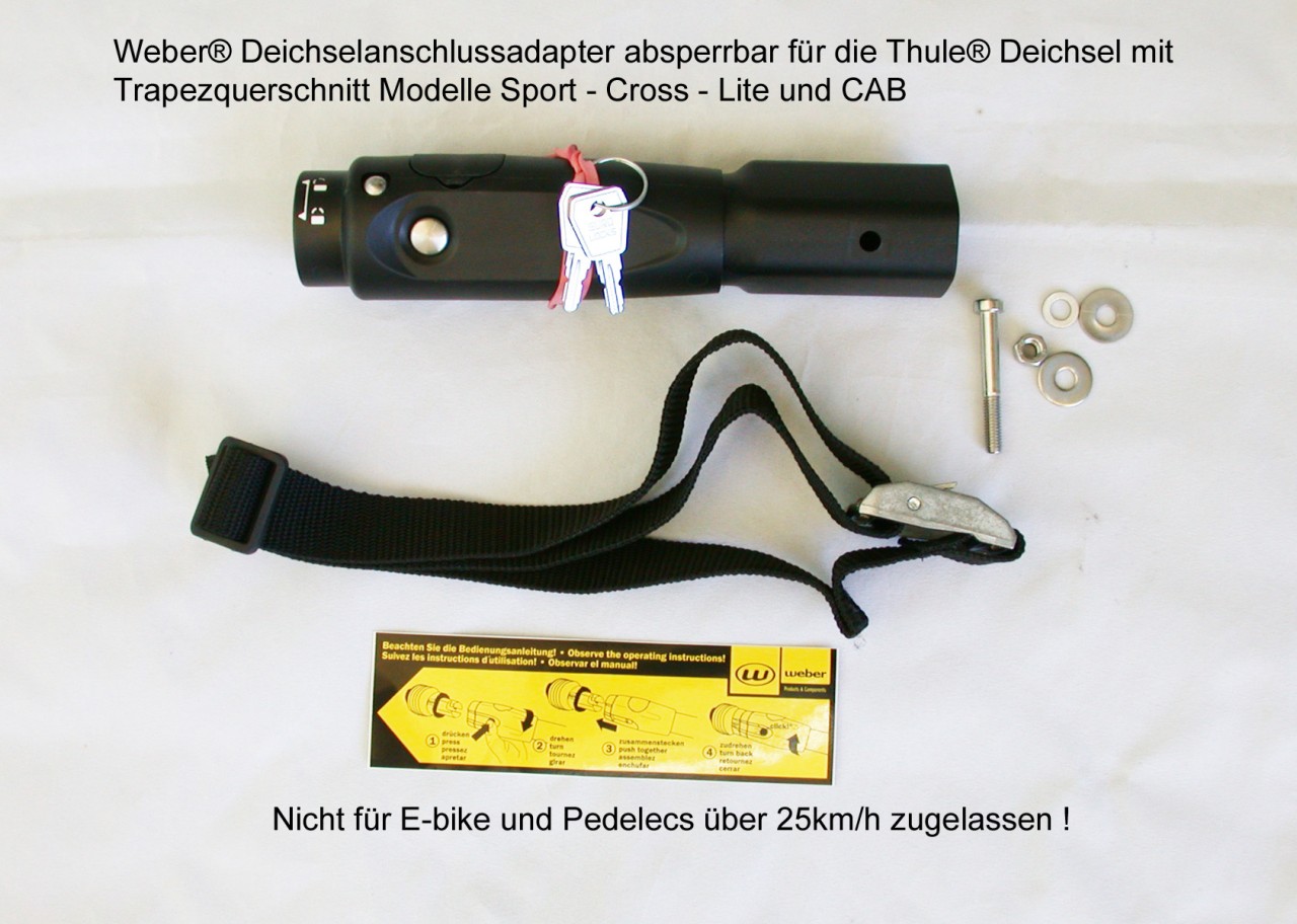 Weber Anhängerkupplung Typ EH 2025 -23% | Fahrrad XXL